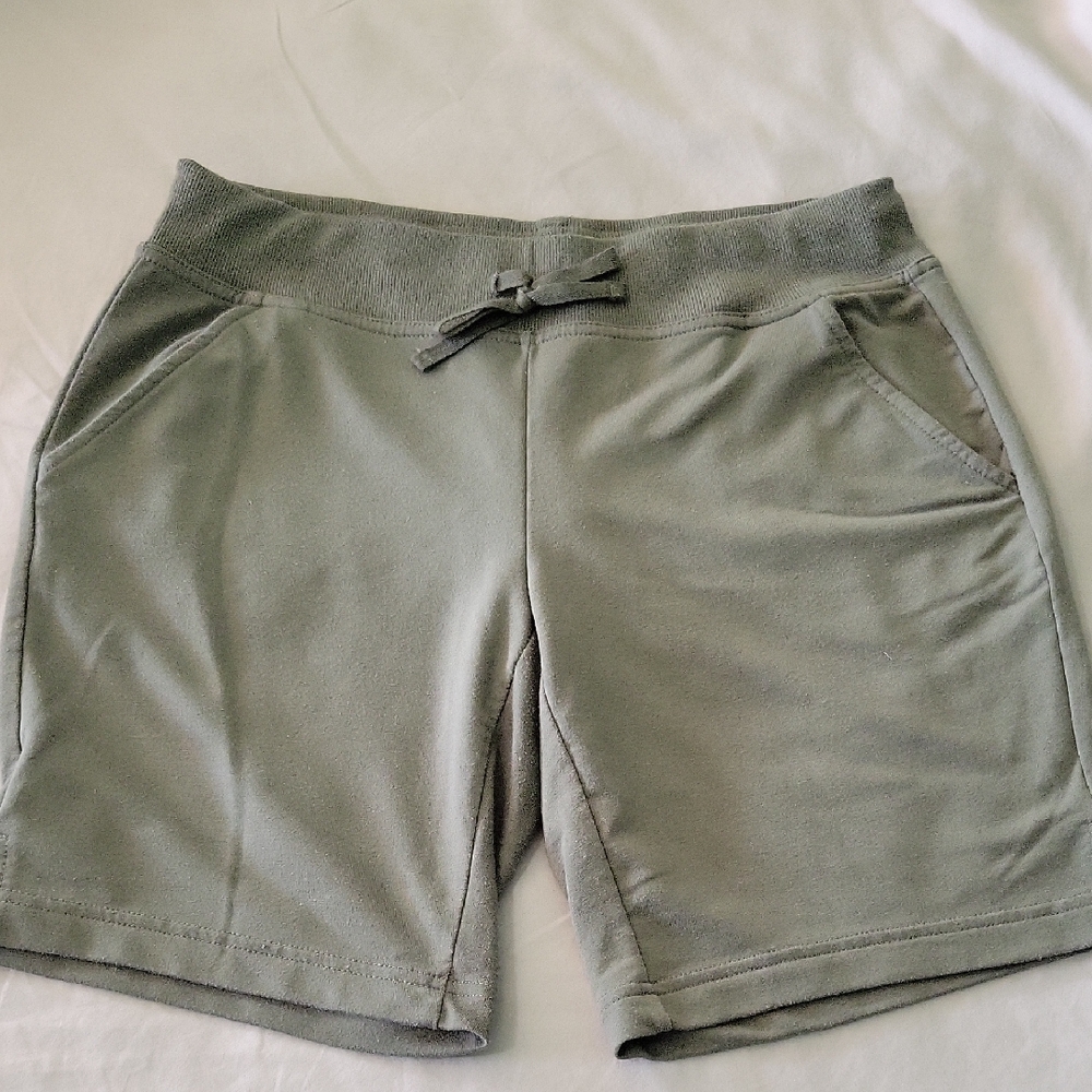 Athletic Works Olive Drawstring Shorts